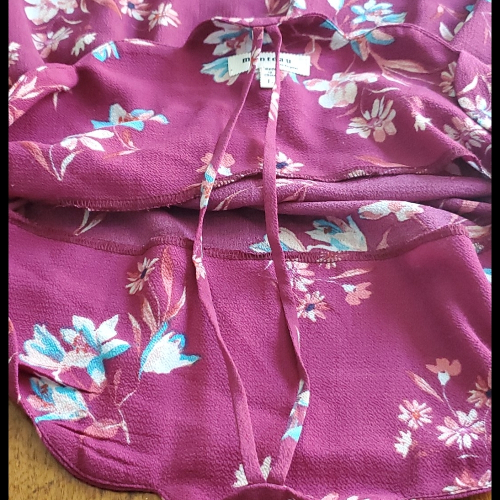 Monteau Floral Scalloped Chest Dress - Picture 12 of 14
